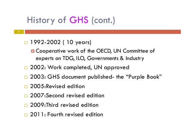 Ghs Purple Book 4th Edition